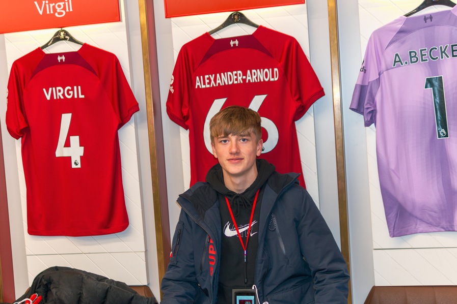 anfield changing room